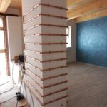Realizzazione Termosifone in rame intorno a colonna