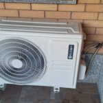 installazione condizionatore residenziale unita esterna a terra